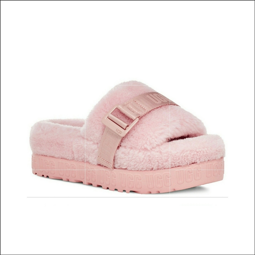 Ugg Pink Fluffita Slides Slippers